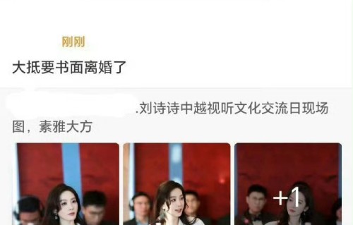 网传刘诗诗吴奇隆离婚传闻引热议