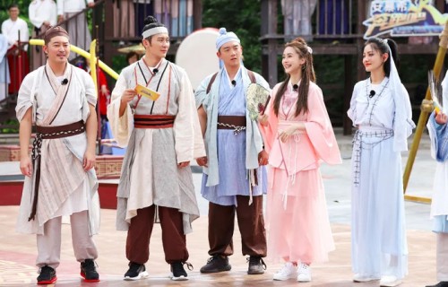 向传统文化致敬:当跑男团穿越回“清明上河图”之后|Angelababy|跑男家族|奔跑吧|蔡徐坤|郭麒麟
