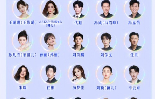 多名艺人真名公布，孙俪本名孙丽、宋祖儿本名孙凡清、冯绍峰本名冯威|上海电视节|丁禹兮|颖儿|王影璐|刘颖