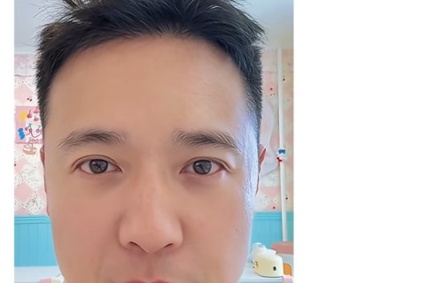 董璇与前夫合体为女儿小酒窝庆生制作蛋糕|暖意|画面