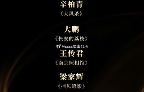 易烊千玺获导协25年度男演员提名|中国电影导演协会|长安的荔枝|南京照相馆|捕风追影|狂野时代