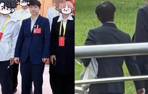 终于等到莎莎的西装正面照！一身正气，妥妥的莎局本局