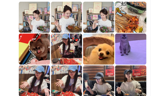 张佳宁晒照眉眼灵动自带邻家元气感，休闲穿搭藏不住少女感