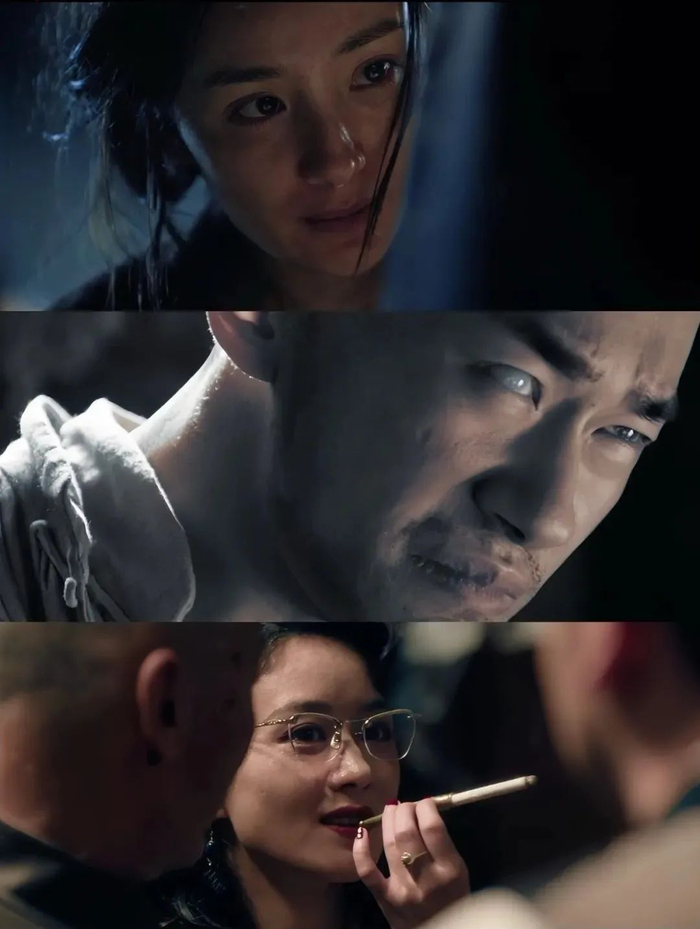 杨幂、易烊千玺、赵丽颖都在片中努力施展演技。图源电影《酱园弄》